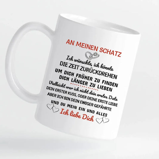 Tasse - An meinen Schatz - mit Bild und Wunschtext - personalisierbar