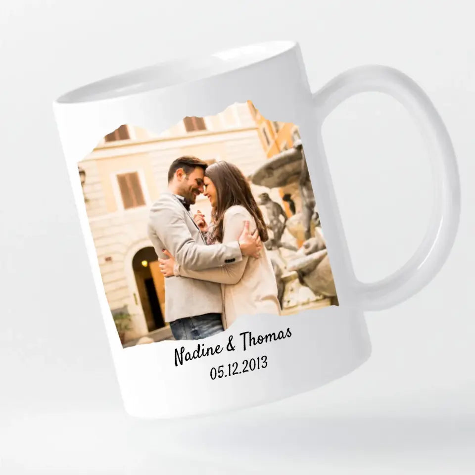 Tasse - An meinen Schatz - mit Bild und Wunschtext - personalisierbar