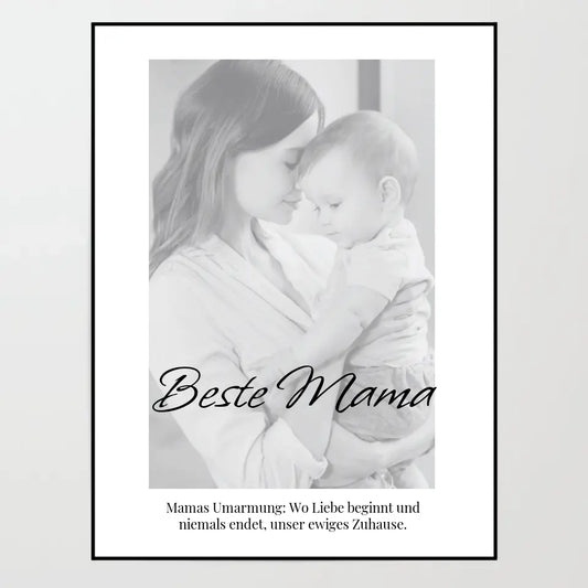 Poster - Beste Mama - personalisierbar