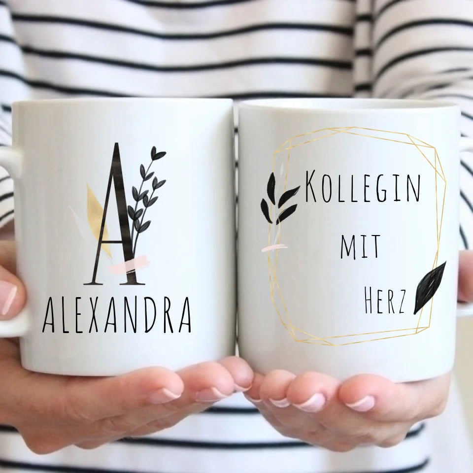 Tasse - Geschenk Kollege/in Abschiedsgeschenk - personalisierbar