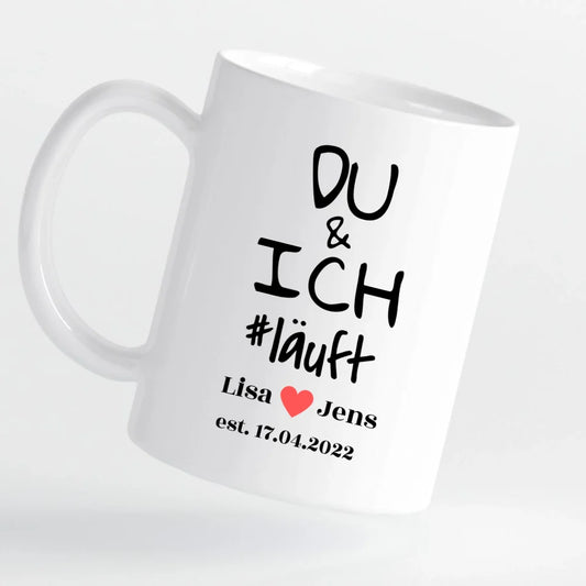 Tasse - DU & ICH - personalisierbar
