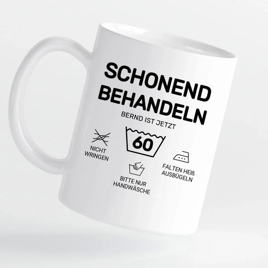 Tasse - bitte schonend Behandeln - personalisierbar