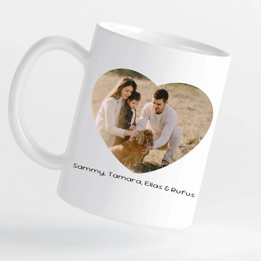 Tasse - Familientasse mit Foto-Upload - personalisierbar