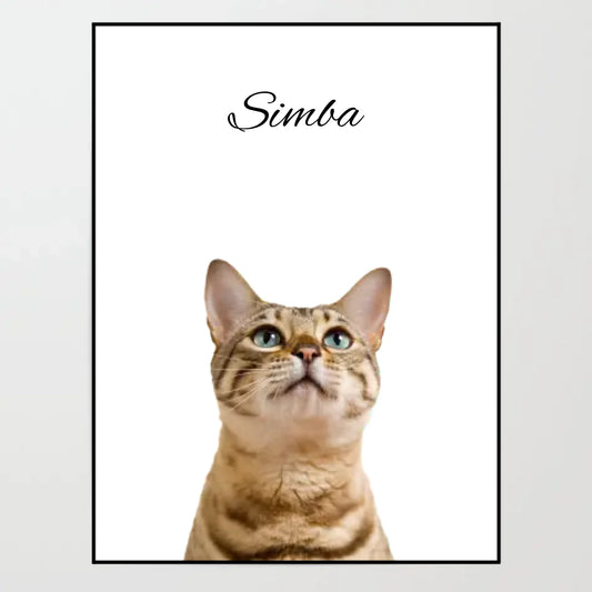 Poster - Haustier-Portrait - personalisierbar