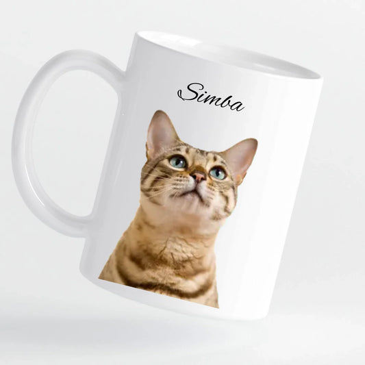 Tasse - Haustier-Portrait mit Foto-Upload - personalisierbar