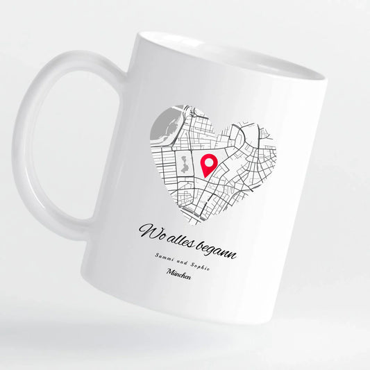 Tasse - Wo alles begann - personalisierbar