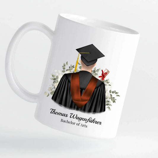 Tasse - Abschluss (1 Mann) - personalisierbar