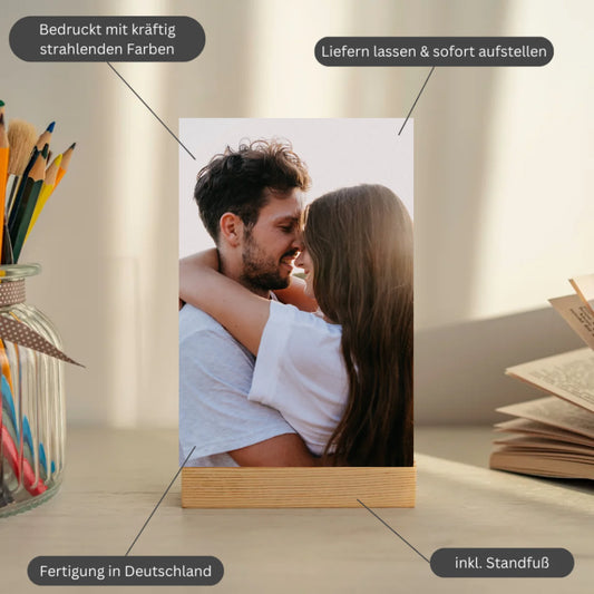 Mockup acrylglasplatte