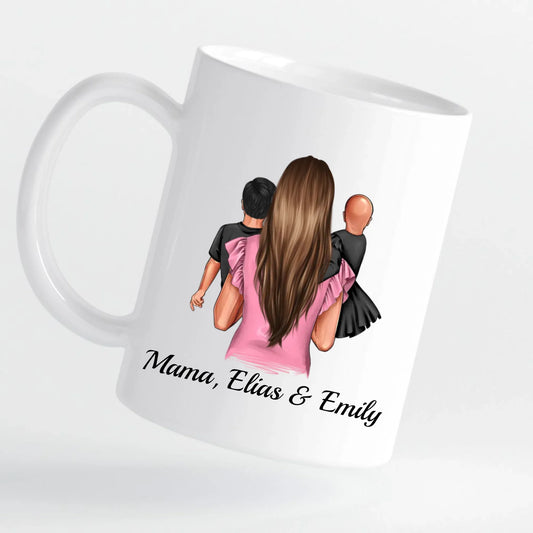 Tasse - Super-Mama - personalisierbar
