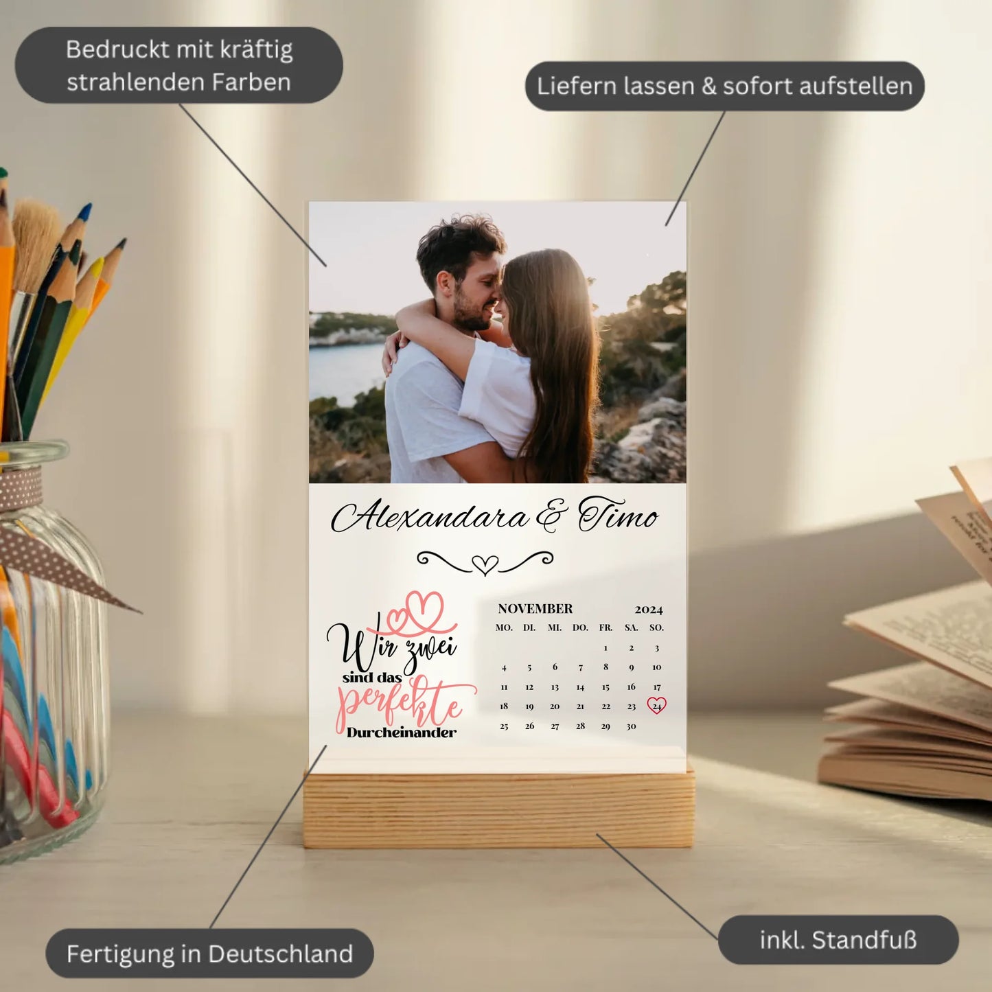 Mockup acrylglasplatte