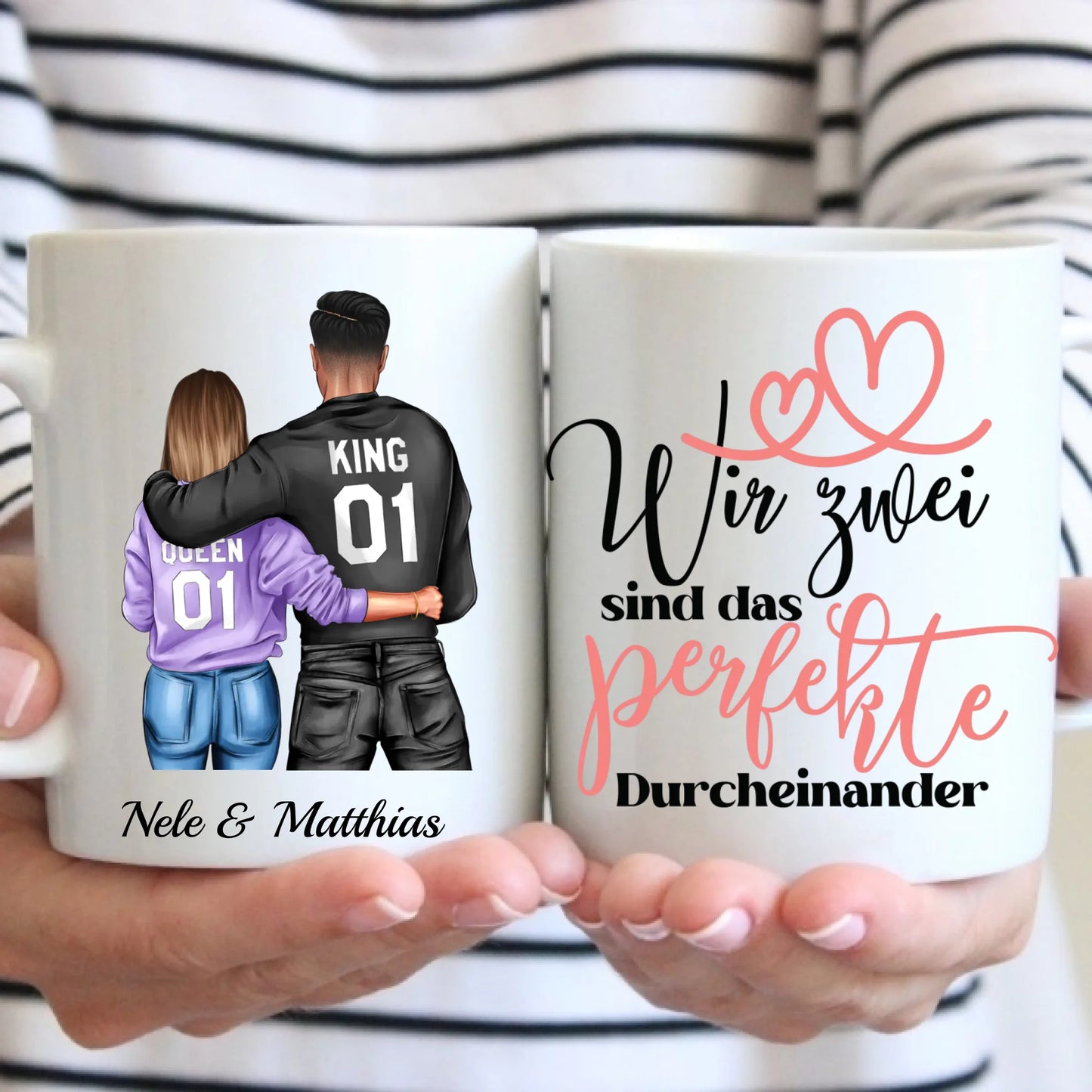 Tasse - Wir, das perfekte Chaos - Paar-Tasse - personalisierbar