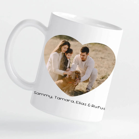 Tasse - Meine Familie mit Foto-Upload - personalisierbar