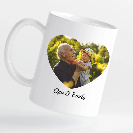 Tasse - Opa mit Foto-Upload - personalisierbar