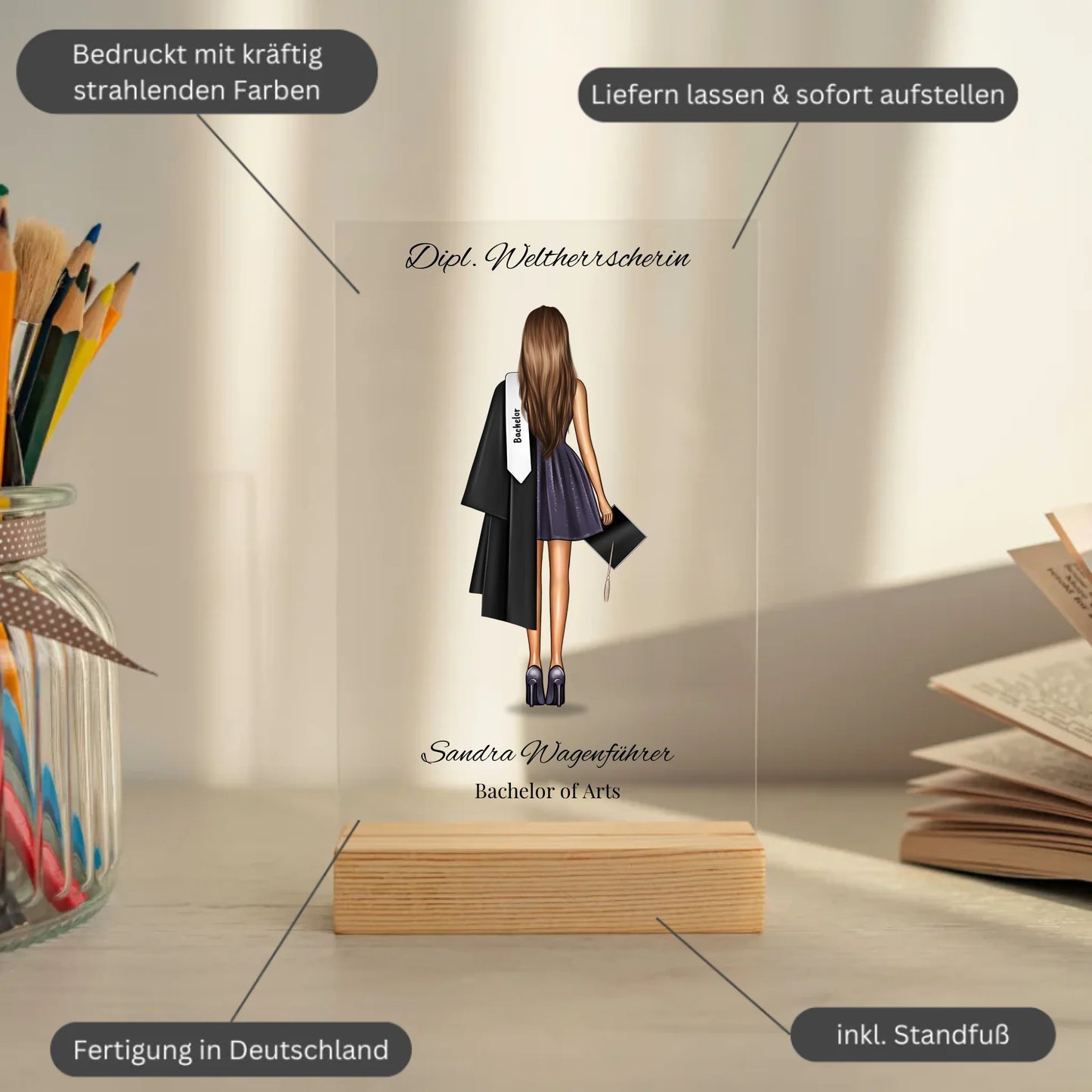 Mockup acrylglasplatte