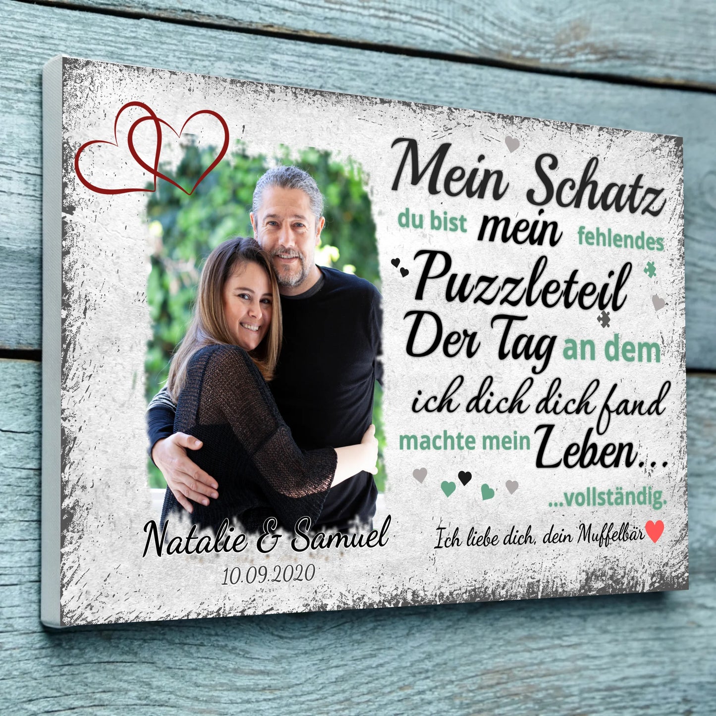 Wandbild - Fehlendes Puzzleteil - personalisierbar