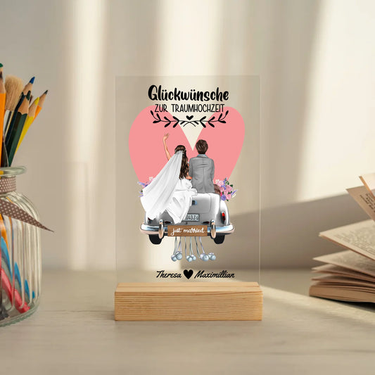 Mockup acrylglasplatte