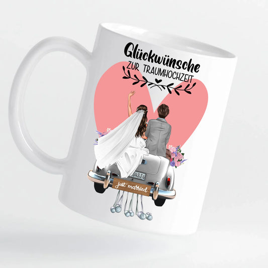 Tasse - Just married - Vol. 1 - personalisierbar