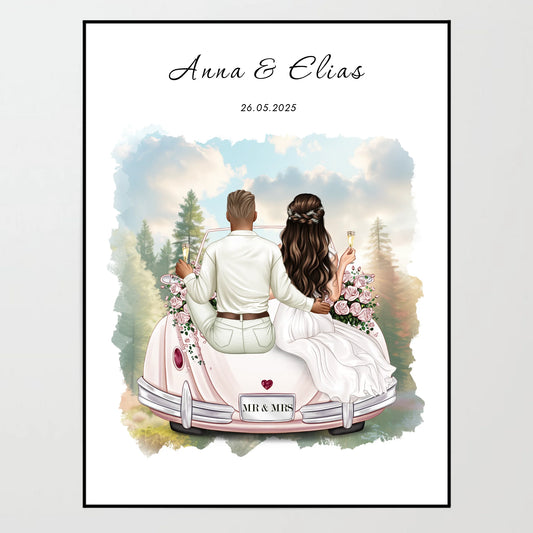 Poster - Just married Vol. 2 - personalisierbar