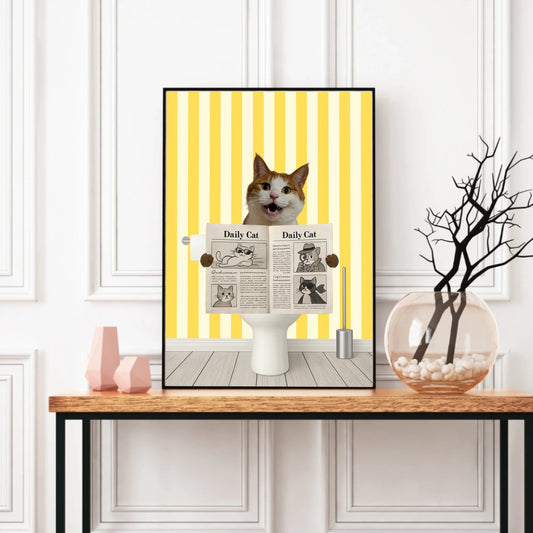 Poster - Wichtige Sitzung mit Tierbild - personalisierbar