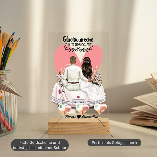 Mockup acrylglasplatte