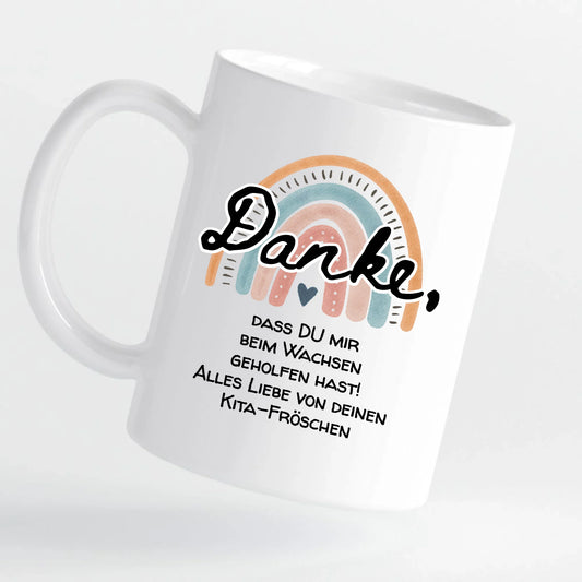 Tasse - Abschiedsgeschenk für Kita und Erzieherin - personalisierbar