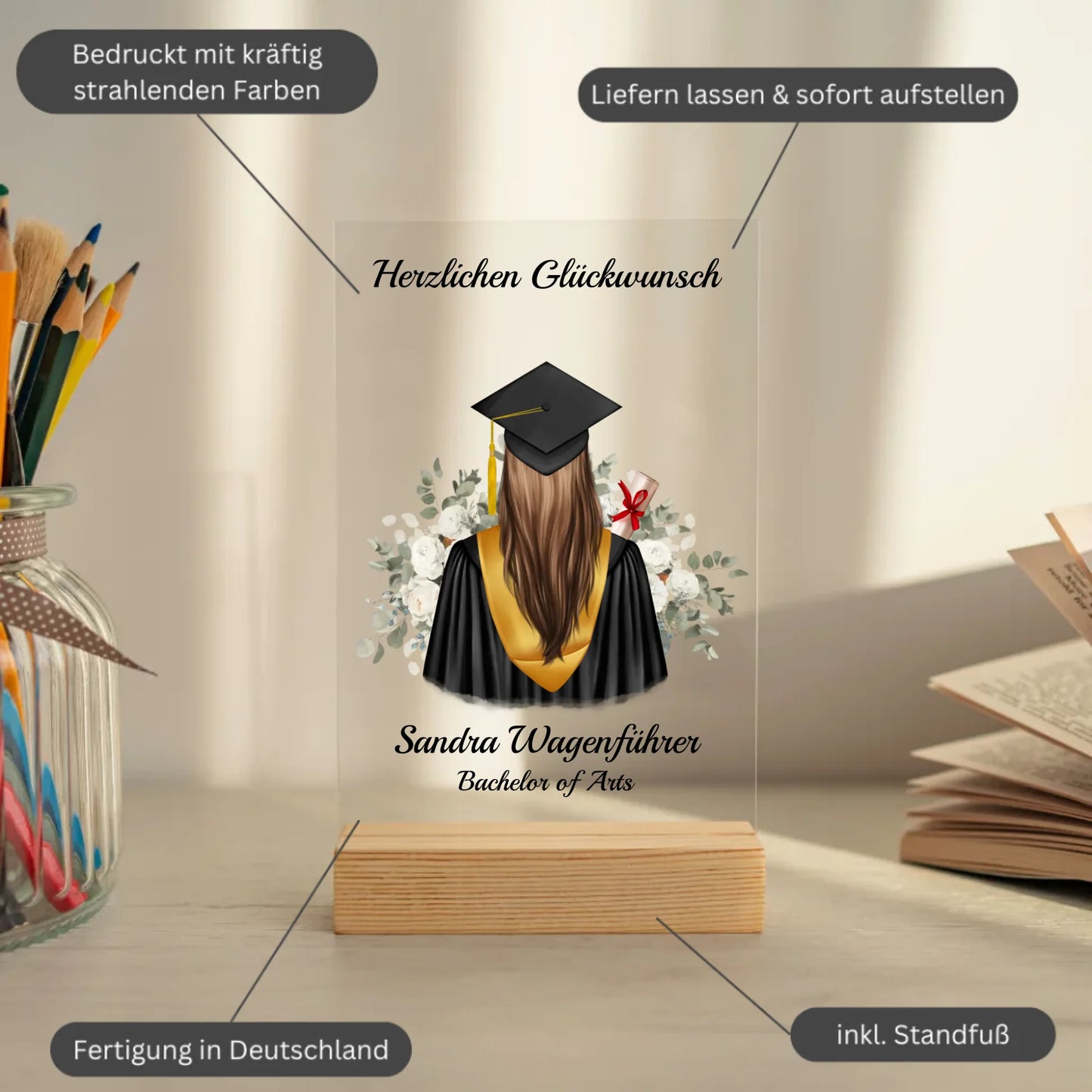 Mockup acrylglasplatte