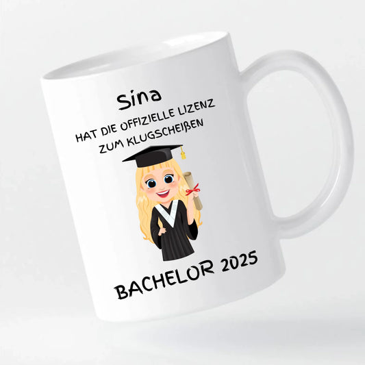 Tasse - Abschluss geschafft - personalisierbar