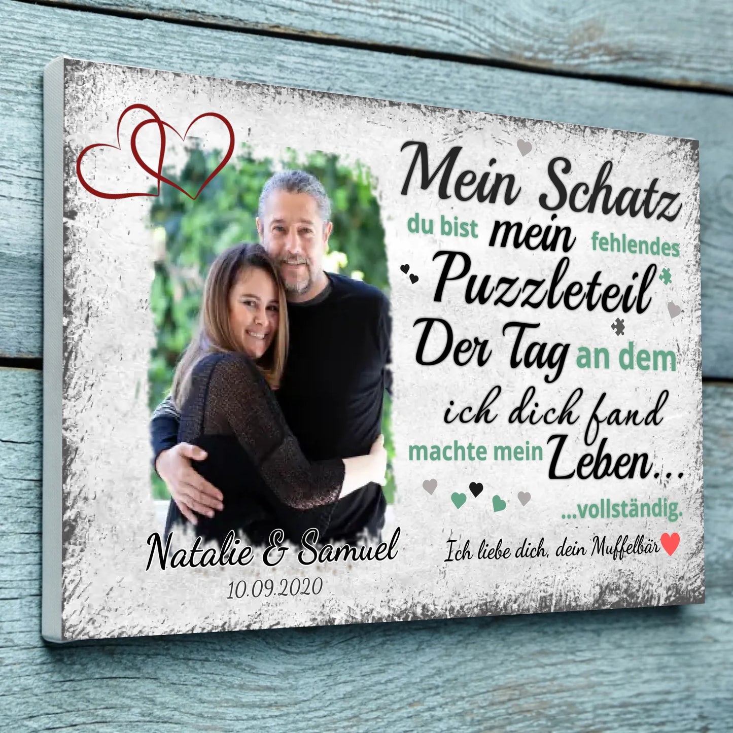 Wandbild - Fehlendes Puzzleteil - personalisierbar