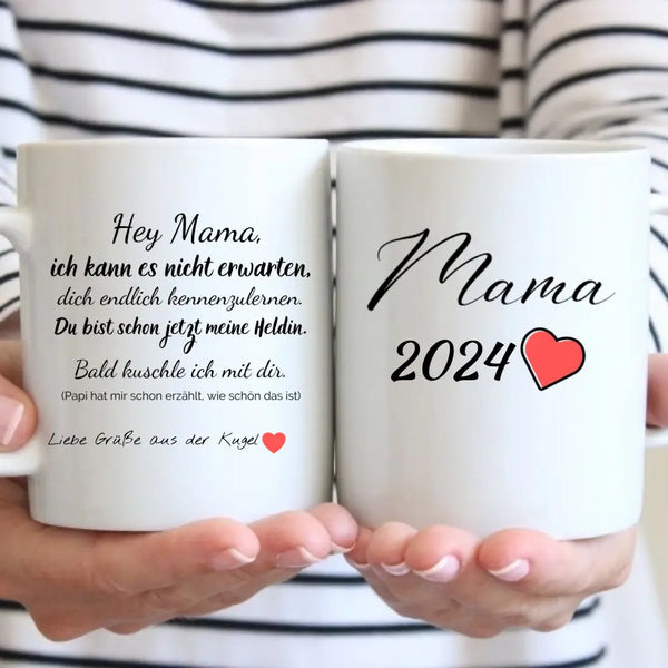 Mama Tasse - Geschenk für werdende Mütter - Mommy to be - personalisierbar