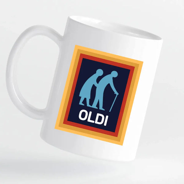 Tasse - "OLDI" Definition - für Geburtstag oder Rentner - personalisierbar