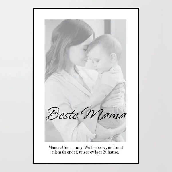 Poster - Beste Mama - personalisierbar