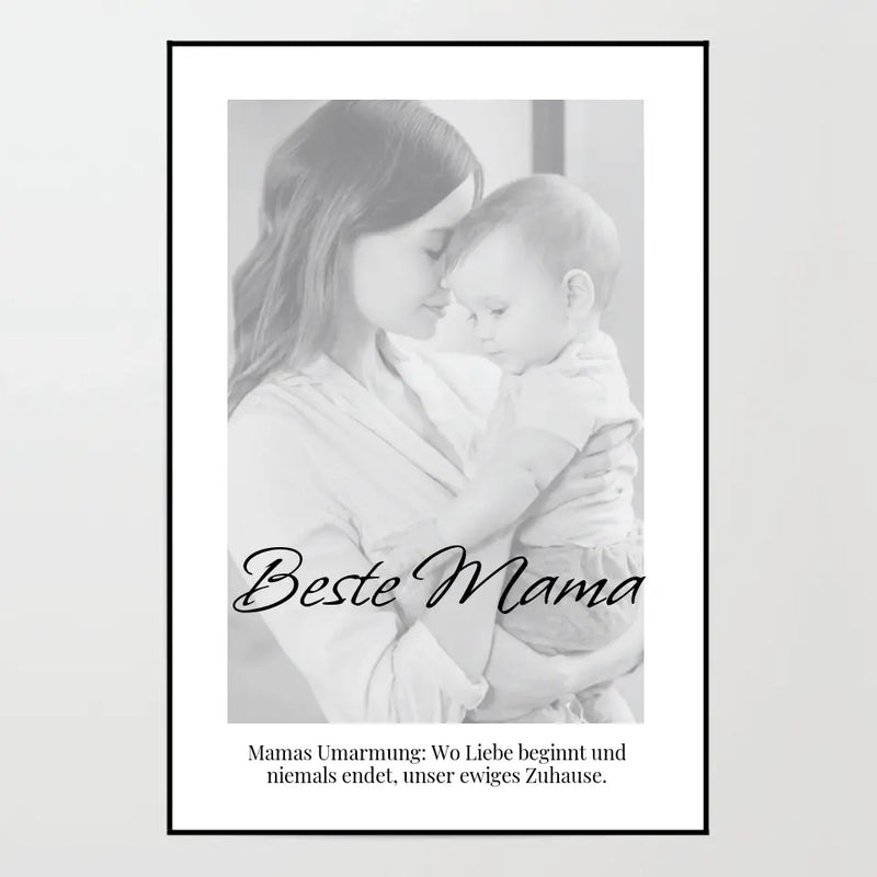 Poster - Beste Mama - personalisierbar