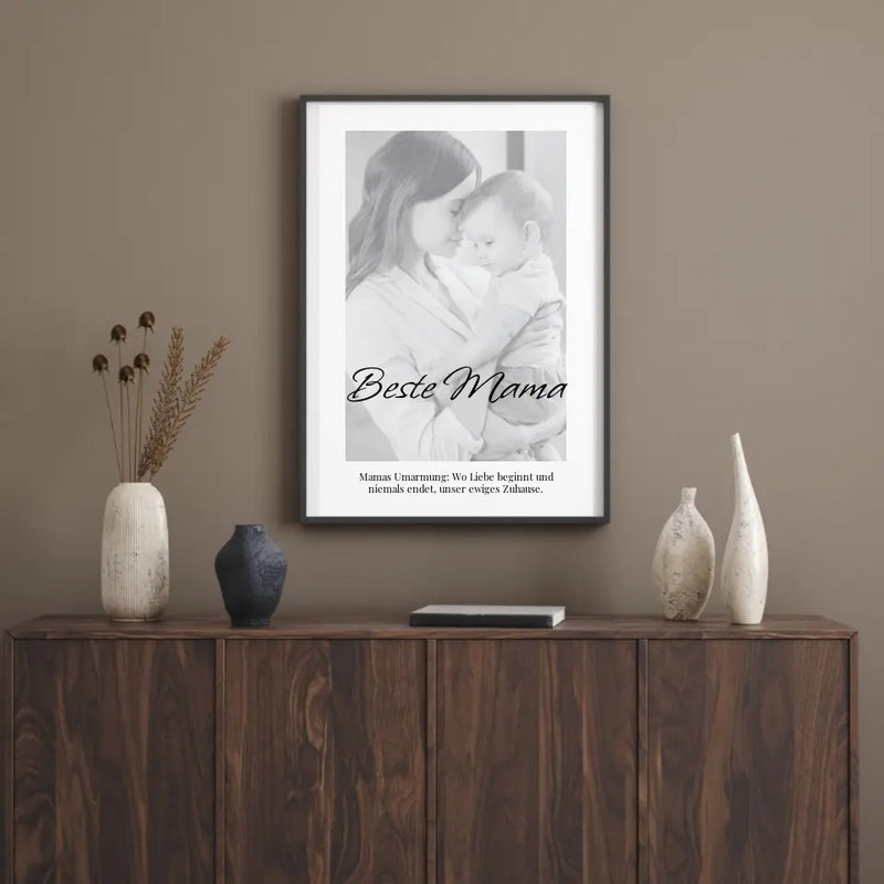 Poster - Beste Mama - personalisierbar