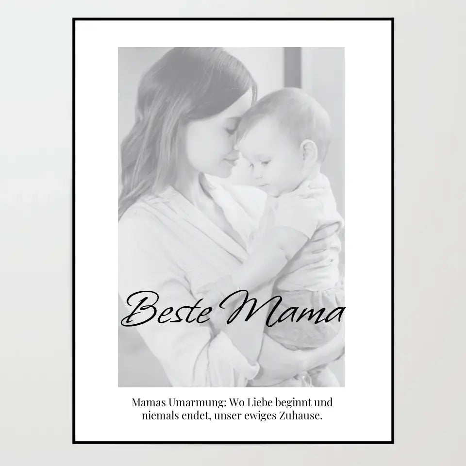 Poster - Beste Mama - personalisierbar