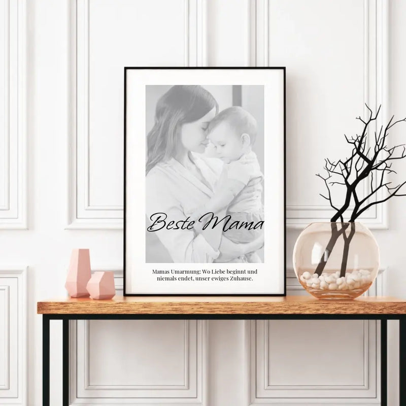 Poster - Beste Mama - personalisierbar