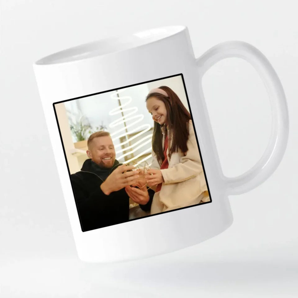 Tasse - Bonus-Papa Definition mit Bild und Wunschtext - personalisierbar