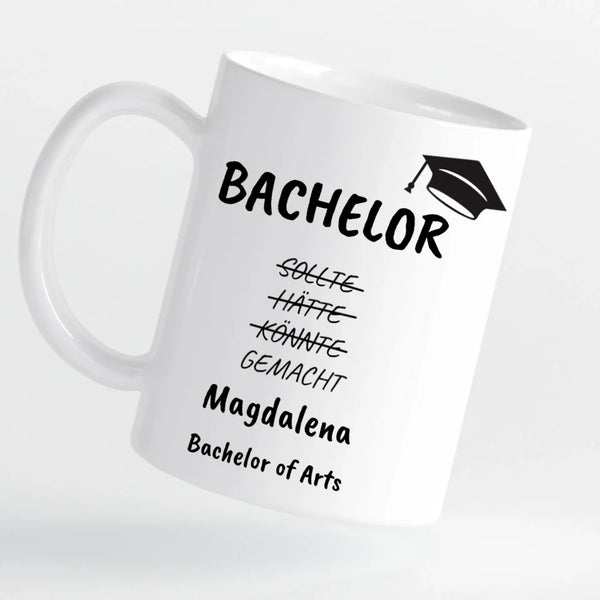 Tasse Abschluss - Geschenk zum Abschluss - personalisierbar