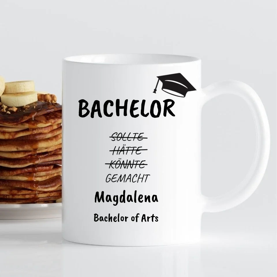 Tasse Abschluss - Geschenk zum Abschluss - personalisierbar