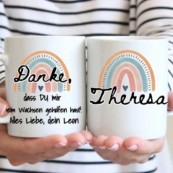 Tasse - Abschiedsgeschenk für Kita und Erzieherin  - personalisierbar