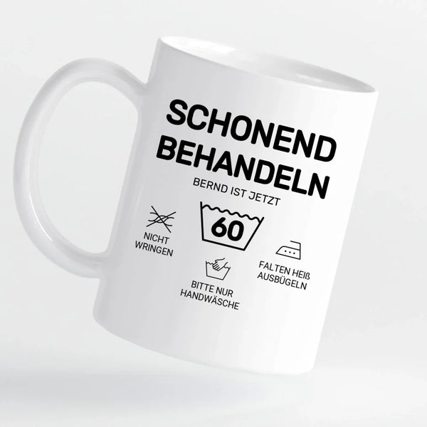 Tasse - bitte schonend Behandeln - personalisierbar