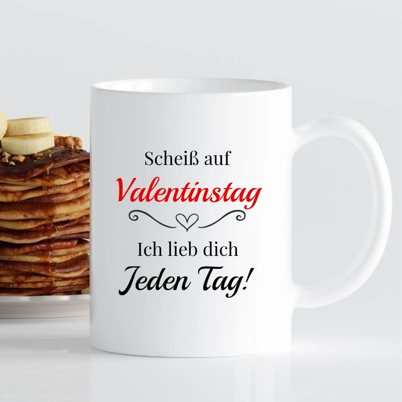 Tasse - Liebespaar mit Herzmotiv - personalisierbar