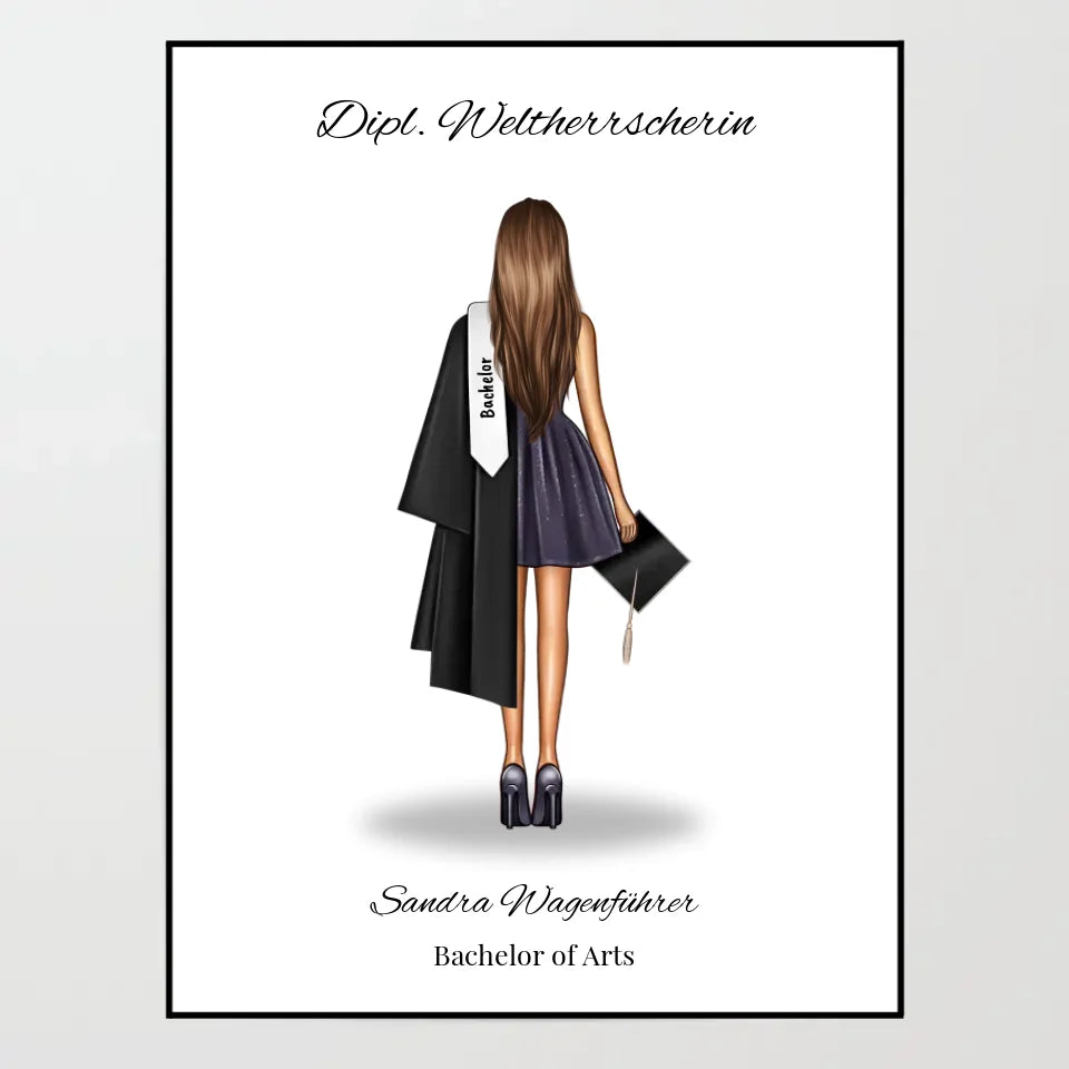 Poster - Abschluss - personalisierbar