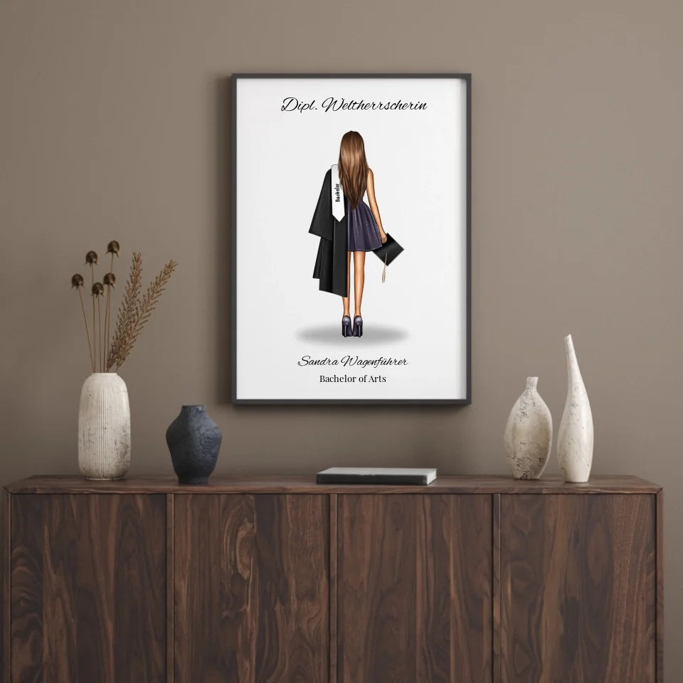 Poster - Abschluss - personalisierbar