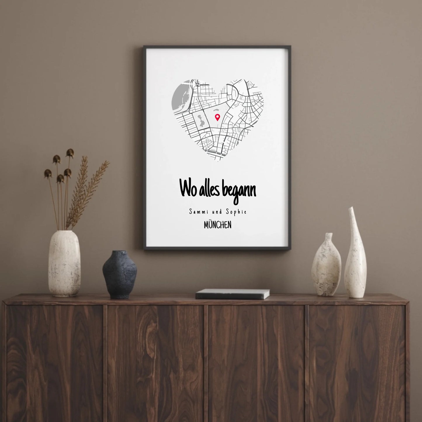 Poster - Wo alles begann - personalisierbar