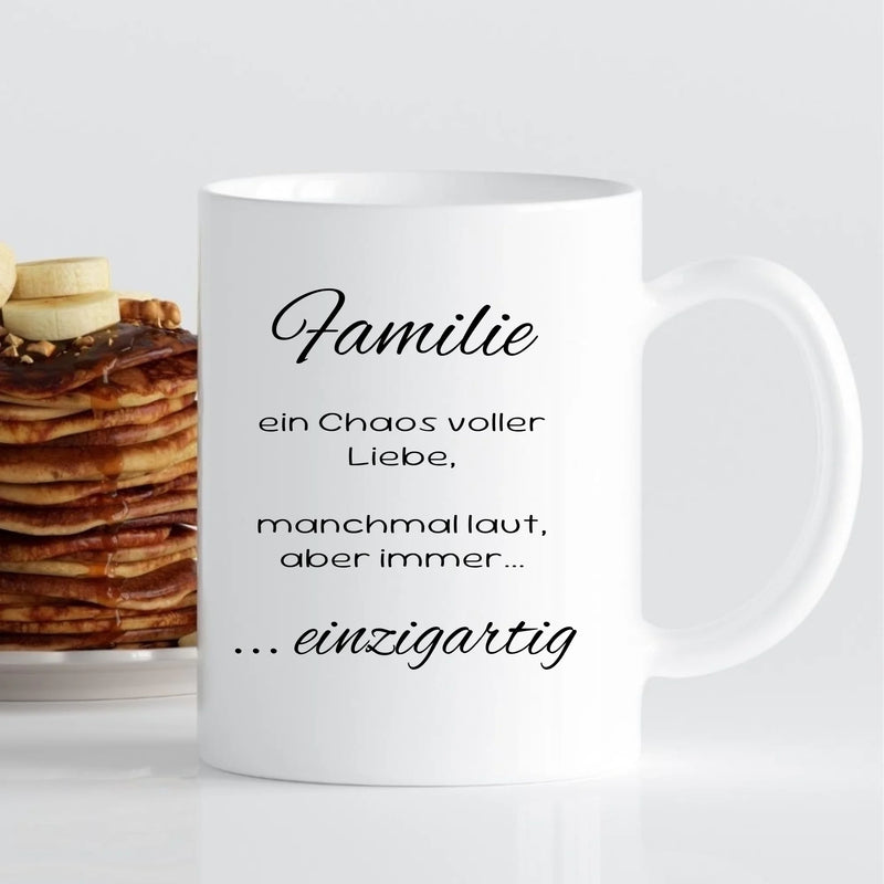 Tasse - Familientasse mit Foto-Upload - personalisierbar