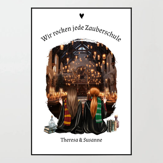 Poster - Zauberer/Zauberinnen - personalisierbar