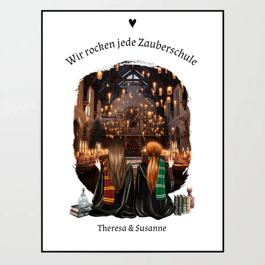 Poster - Zauberer/Zauberinnen - personalisierbar