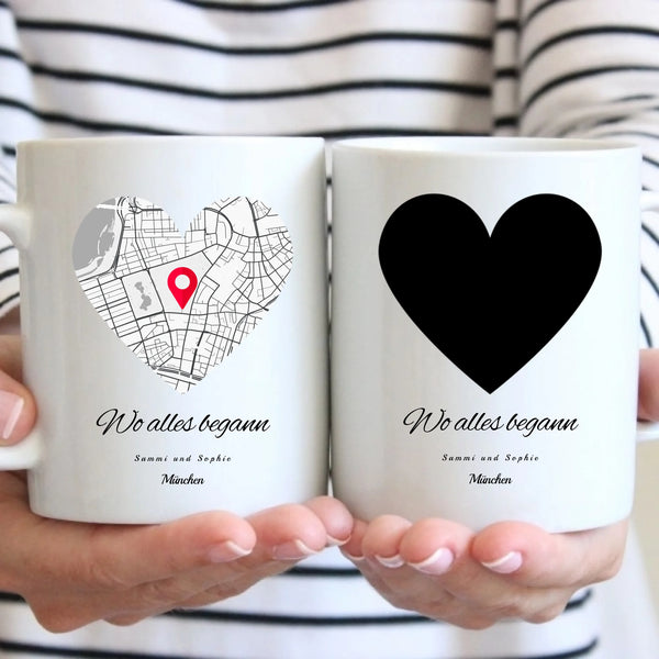 Tasse - Wo alles begann - personalisierbar