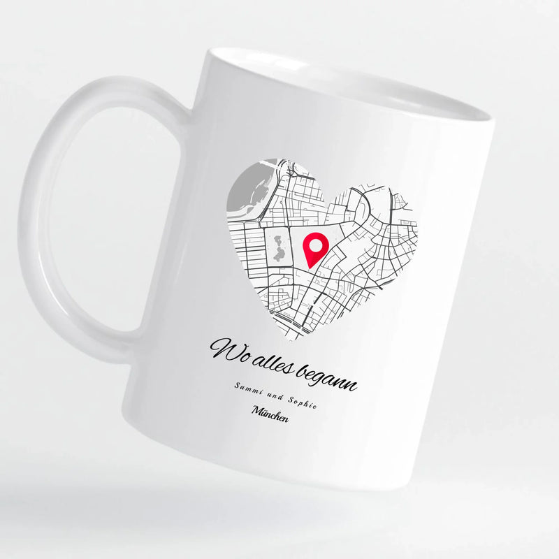 Tasse - Wo alles begann - personalisierbar