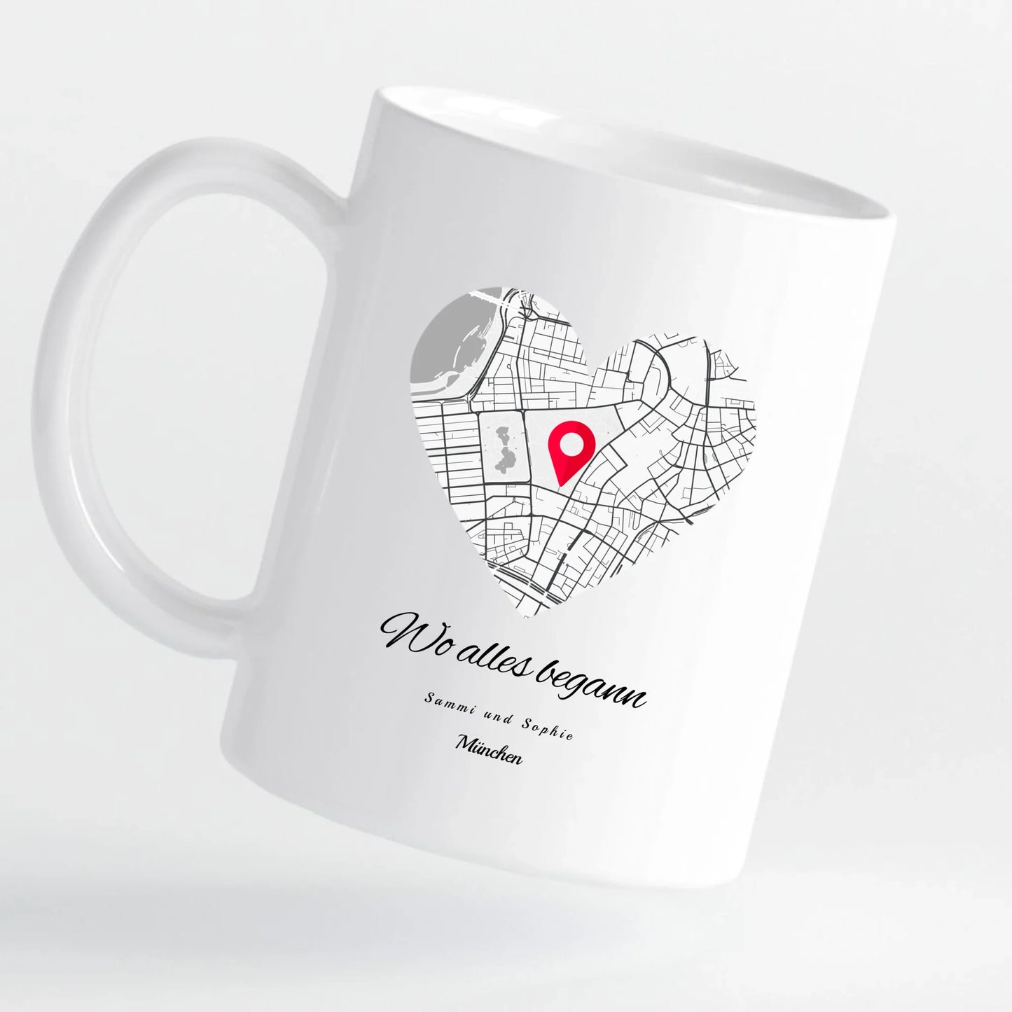 Tasse - Wo alles begann - personalisierbar